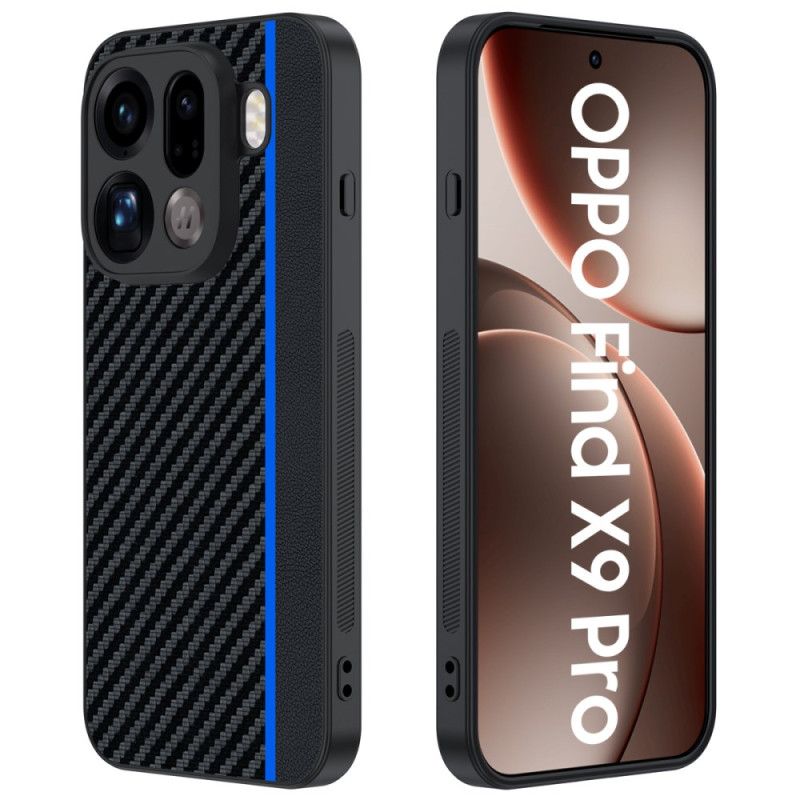Futerały Oppo Find X9 Pro 5g Etui Na Telefon Sztywne Z Teksturą Włókna Węglowego