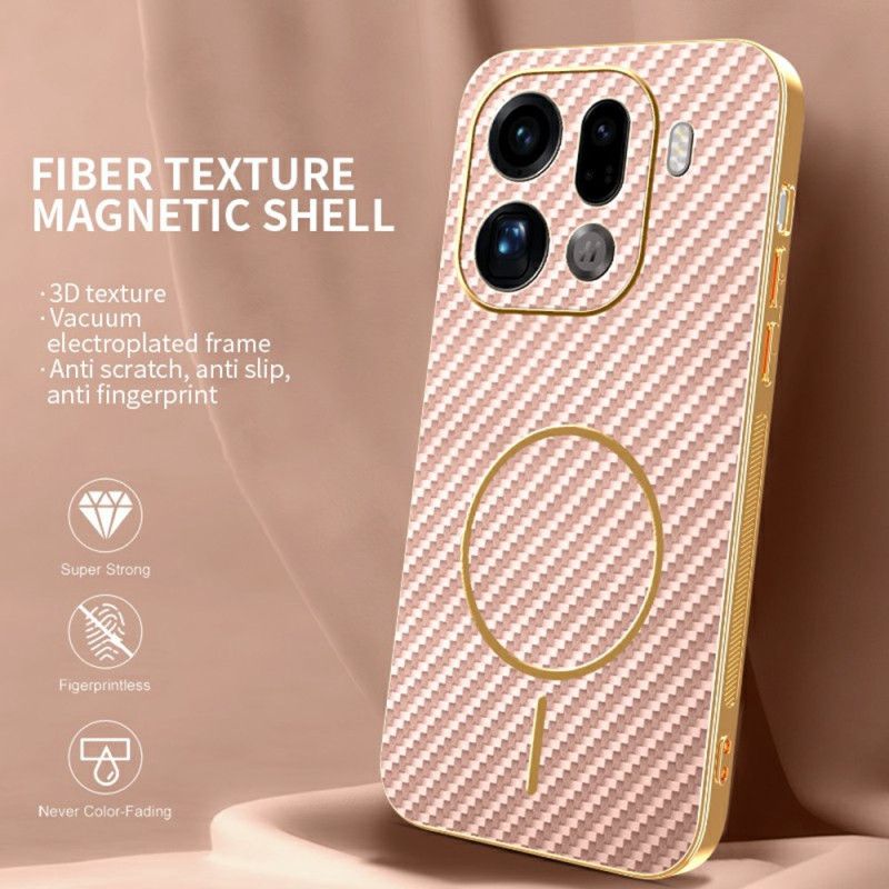 Futerały Oppo Find X9 Pro 5g Etui Na Telefon Tekstura Włókna Węglowego
