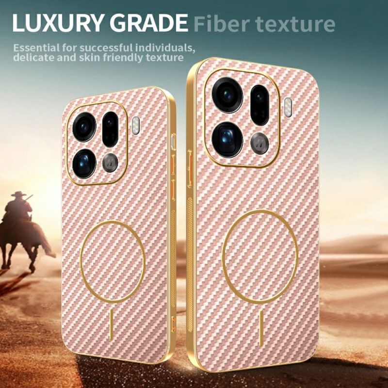 Futerały Oppo Find X9 Pro 5g Etui Na Telefon Tekstura Włókna Węglowego