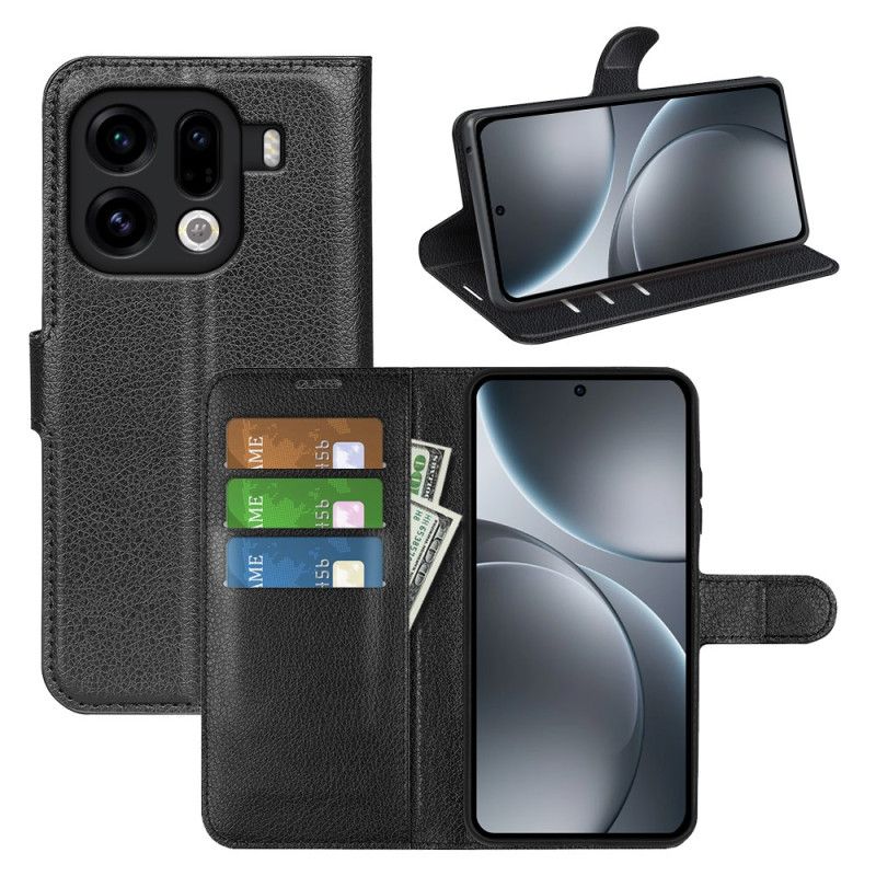 Pokrowce Oppo Find X9 Pro 5g Skóra Syntetyczna Liczi