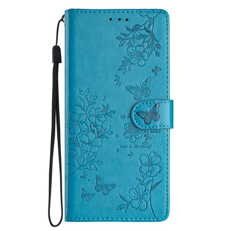 Etui Folio Do Samsung Galaxy A16 5g Kwiatowy Nadruk