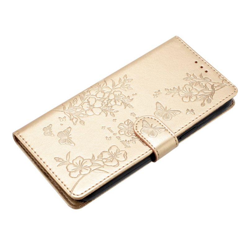 Etui Folio Do Samsung Galaxy A16 5g Kwiatowy Nadruk