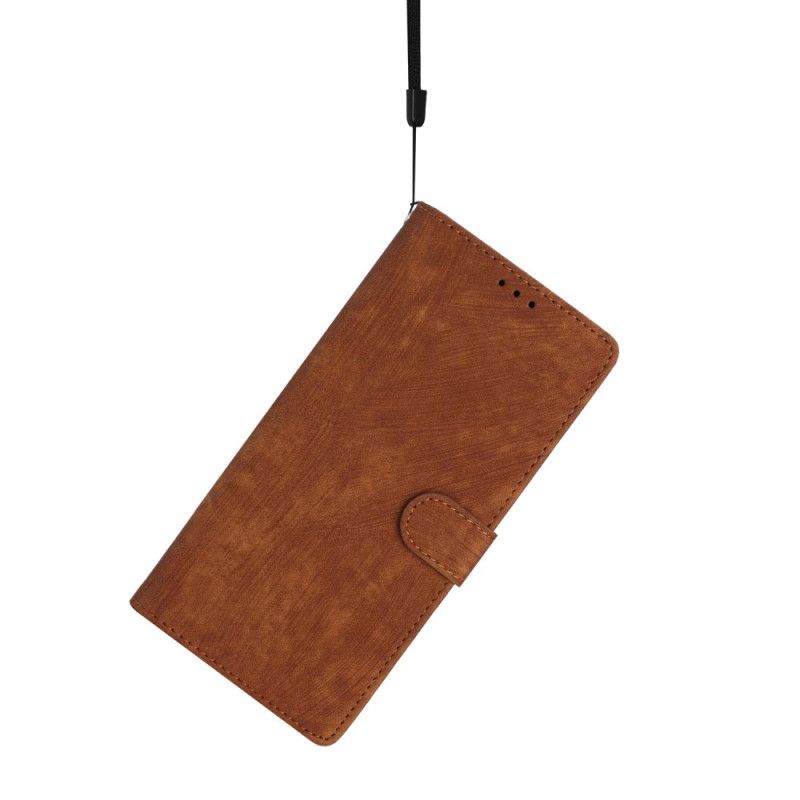 Etui Folio Samsung Galaxy A16 5g Efekt Zamszu Z Paskiem Etui Ochronne