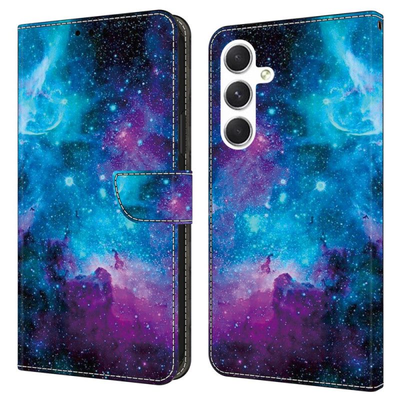 Etui Folio Samsung Galaxy A16 5g Kosmiczne Niebo Etui Ochronne