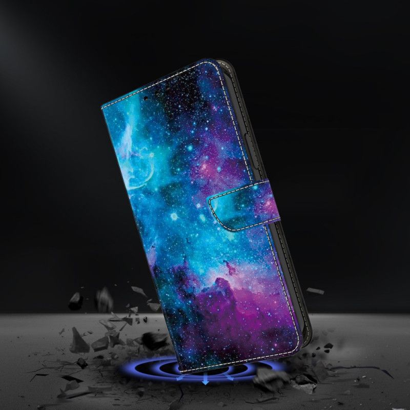 Etui Folio Samsung Galaxy A16 5g Kosmiczne Niebo Etui Ochronne