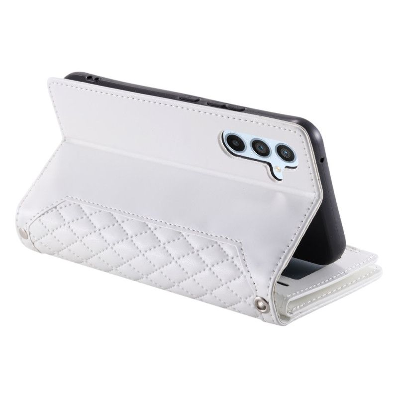 Etui Folio Samsung Galaxy A16 5g Pikowany Portfel Etui Ochronne