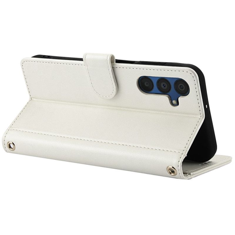 Etui Folio Samsung Galaxy A16 5g Portfel Z Paskiem Etui Ochronne