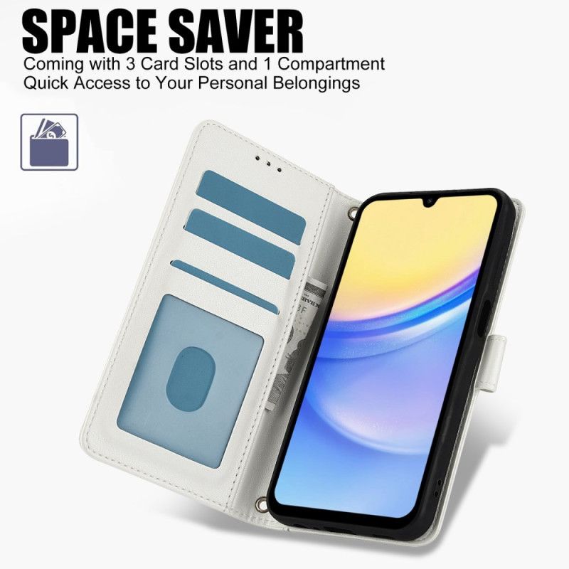 Etui Folio Samsung Galaxy A16 5g Portfel Z Paskiem Etui Ochronne
