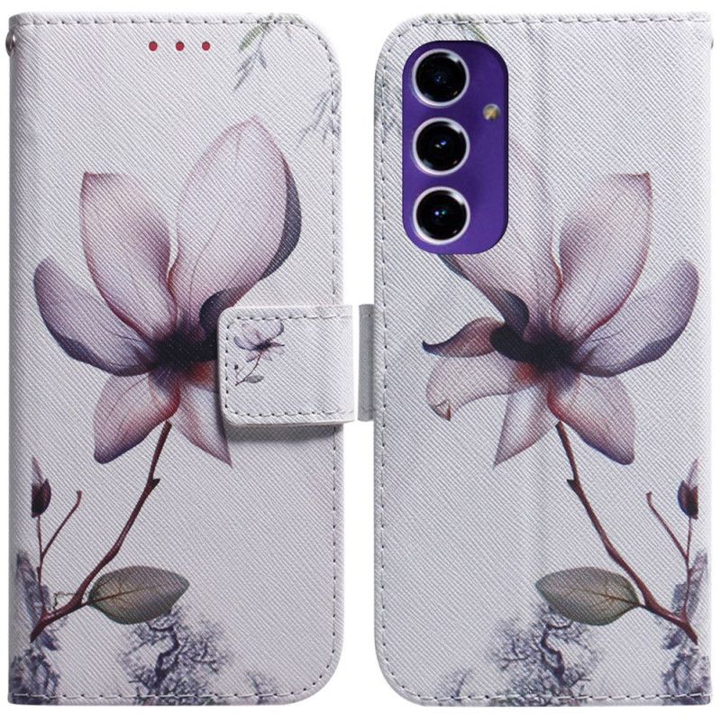 Etui Folio Samsung Galaxy A16 5g Różowy Kwiat