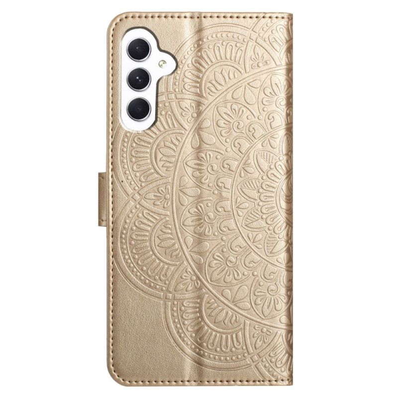 Etui Folio Samsung Galaxy A16 5g Wzór Mandali Ze Smyczą Etui Ochronne