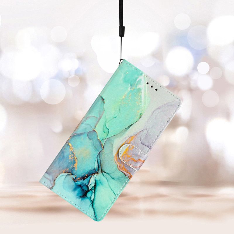Etui Folio Samsung Galaxy A16 5g Zielony Marmur Etui Ochronne