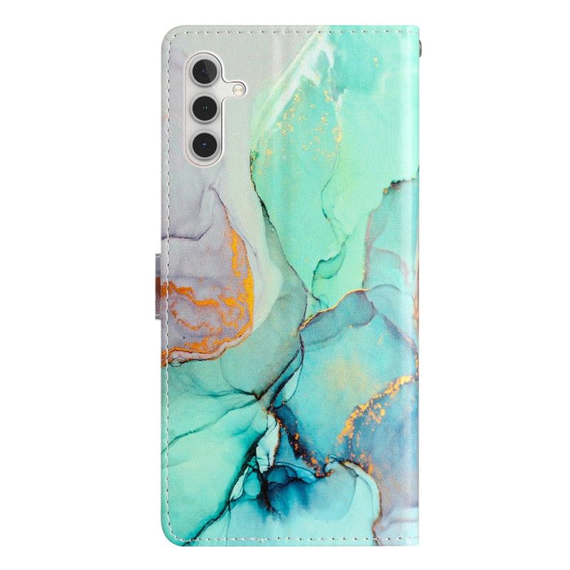 Etui Folio Samsung Galaxy A16 5g Zielony Marmur Etui Ochronne