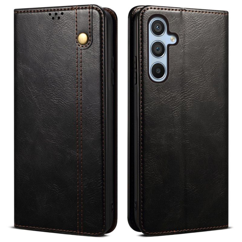 Flip Kotelot Samsung Galaxy A16 5g Etui Na Telefon Woskowana Imitacja Skóry