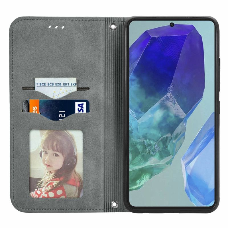 Flip Kotelot Samsung Galaxy A16 5g Zamszowy Styl Etui Ochronne