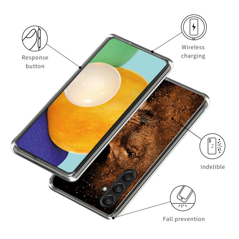 Futerały Samsung Galaxy A16 5g Etui Na Telefon Silikonowy Lew