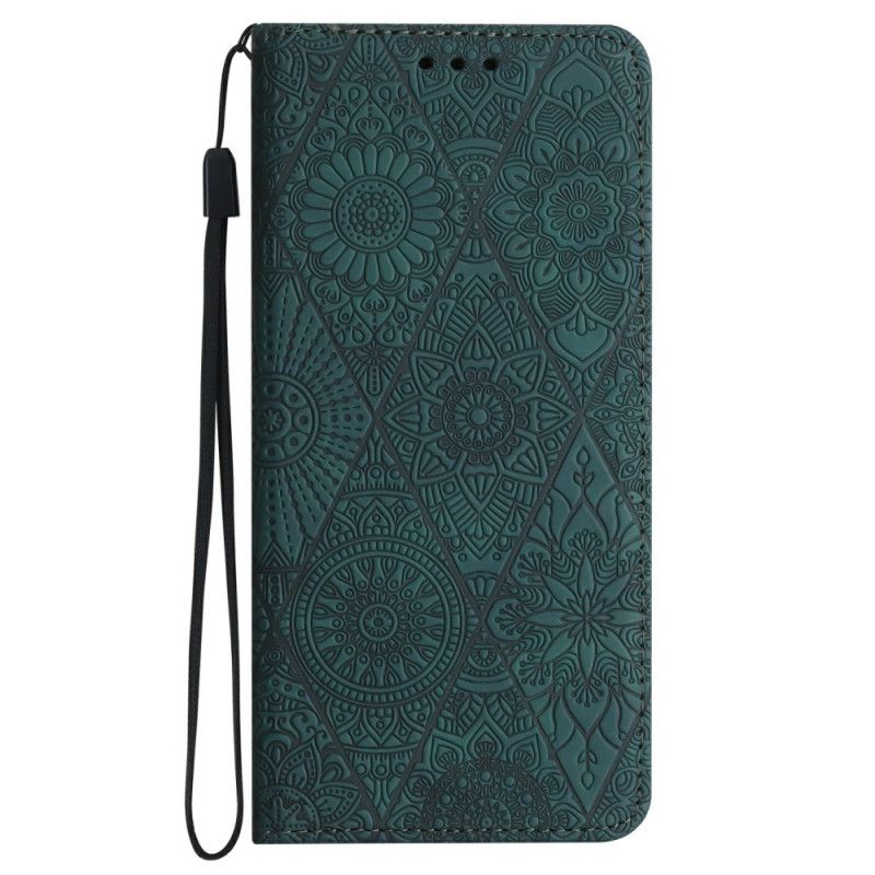 Pokrowce Samsung Galaxy A16 5g Kwiatowy Wzór I Pasek
