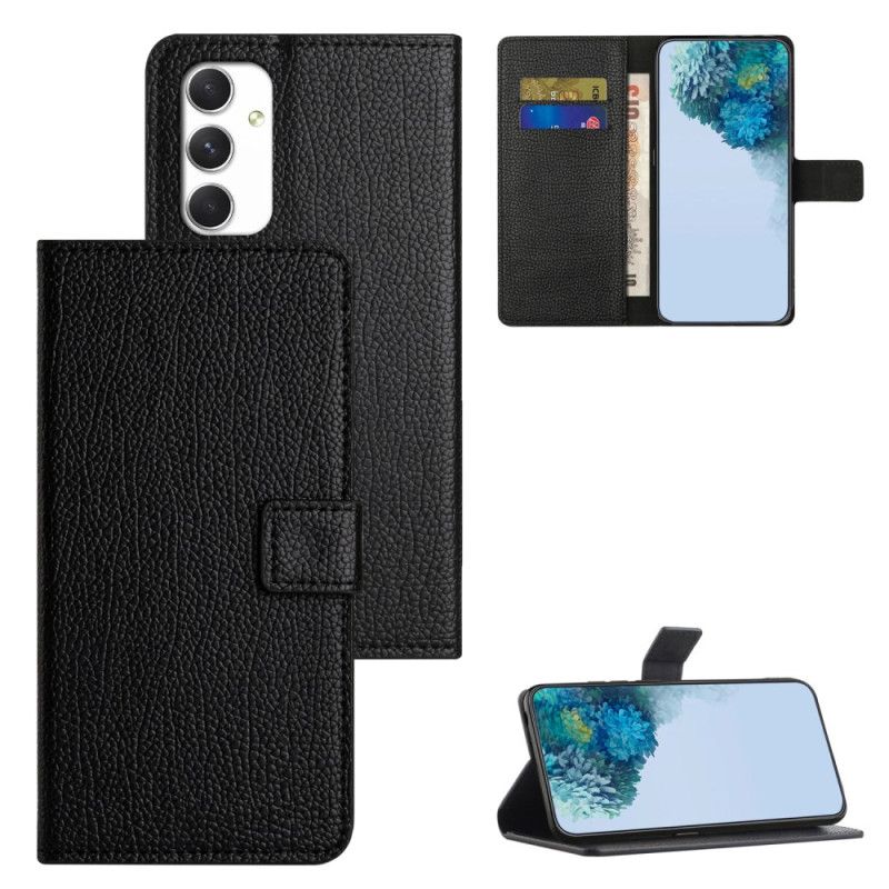 Skórzany Futerał Samsung Galaxy A16 5g Etui Na Telefon Efekt Skóry Liczi