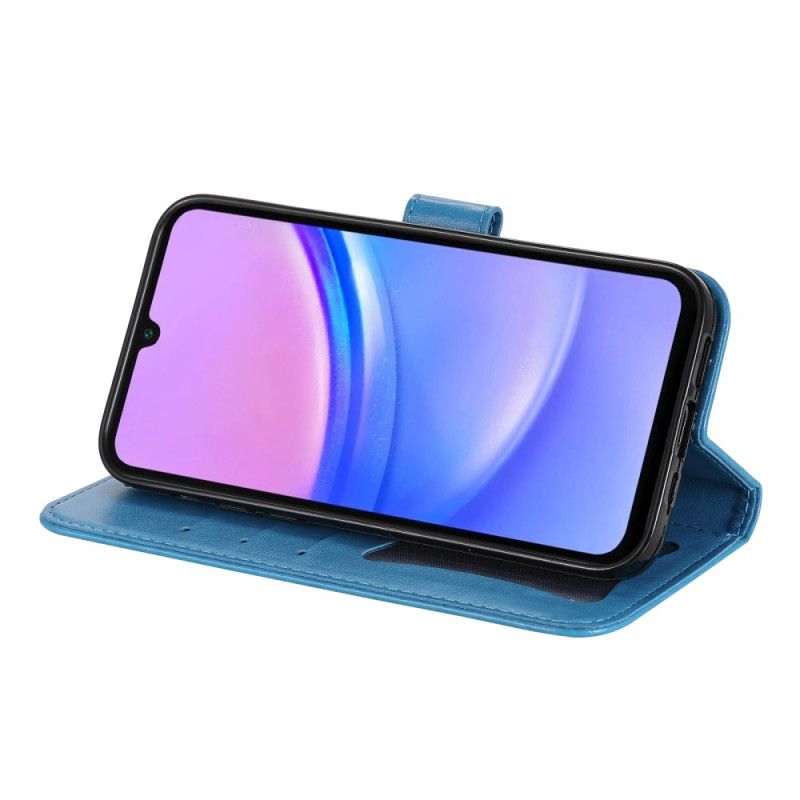 Skórzany Futerał Samsung Galaxy A16 5g Etui Na Telefon Odcisk Mandali