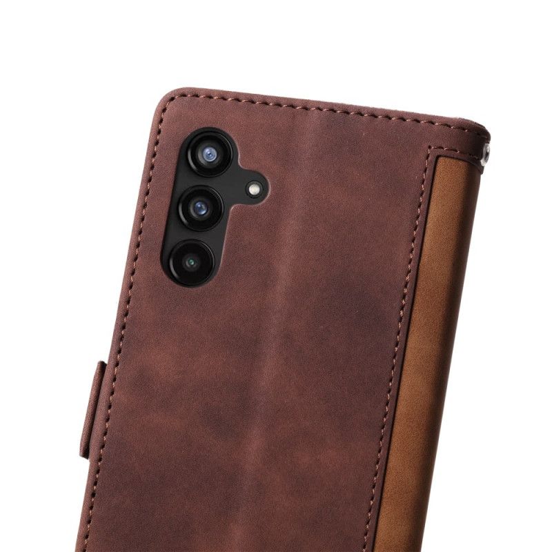 Skórzany Futerał Samsung Galaxy A16 5g Etui Na Telefon Wszechstronny Portfel