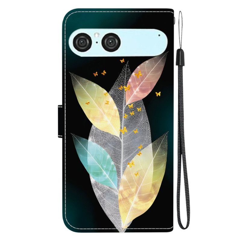 Etui Folio Do Sony Xperia 10 Vii Kolorowe Liście