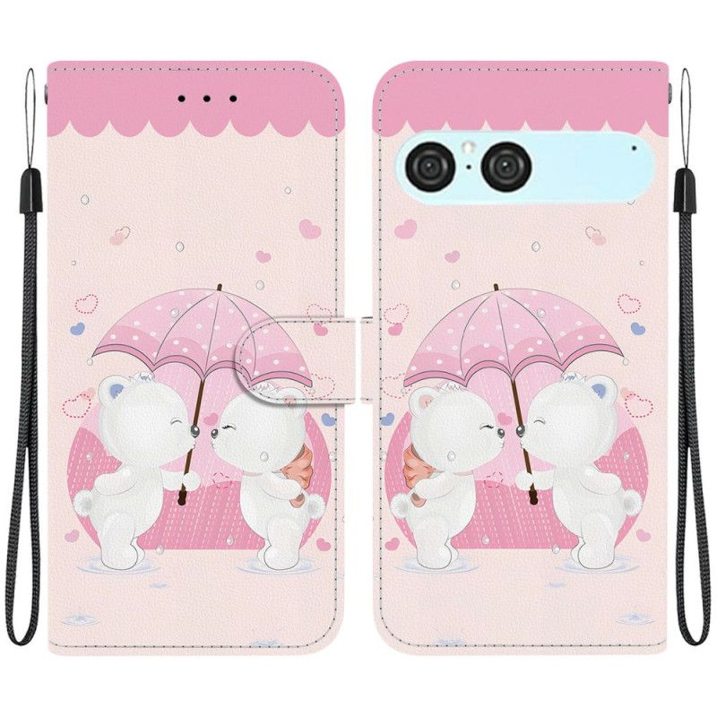 Etui Folio Do Sony Xperia 10 Vii Para Niedźwiedzi