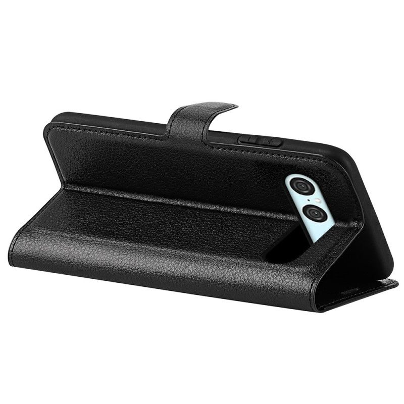 Etui Folio Do Sony Xperia 10 Vii Sztuczna Skóra Liczi