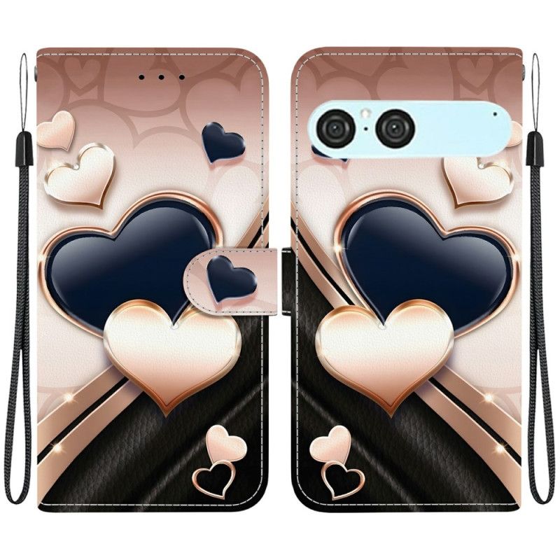 Etui Folio Sony Xperia 10 Vii Dwa Serca