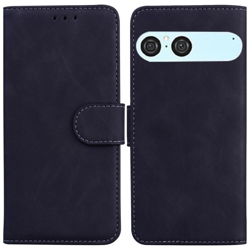 Etui Folio Sony Xperia 10 Vii Efekt Zamszu Etui Ochronne