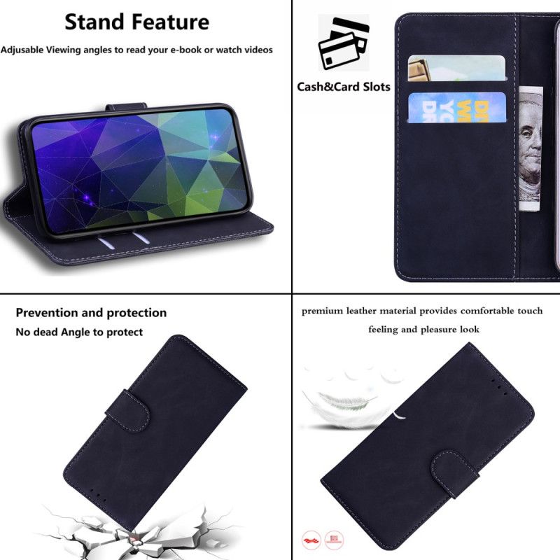 Etui Folio Sony Xperia 10 Vii Efekt Zamszu Etui Ochronne