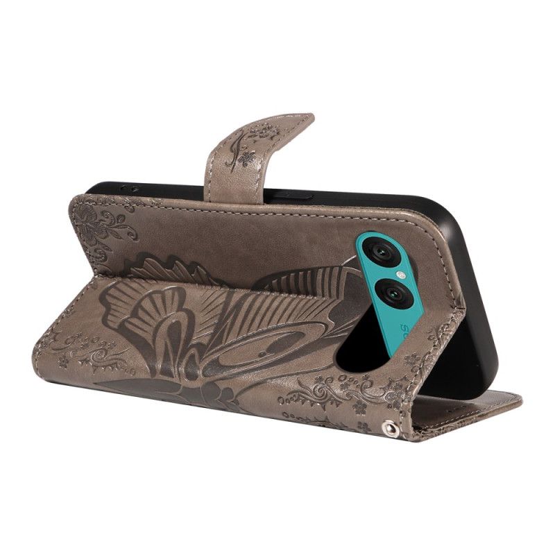 Etui Folio Sony Xperia 10 Vii Graficzny Motyl Etui Ochronne