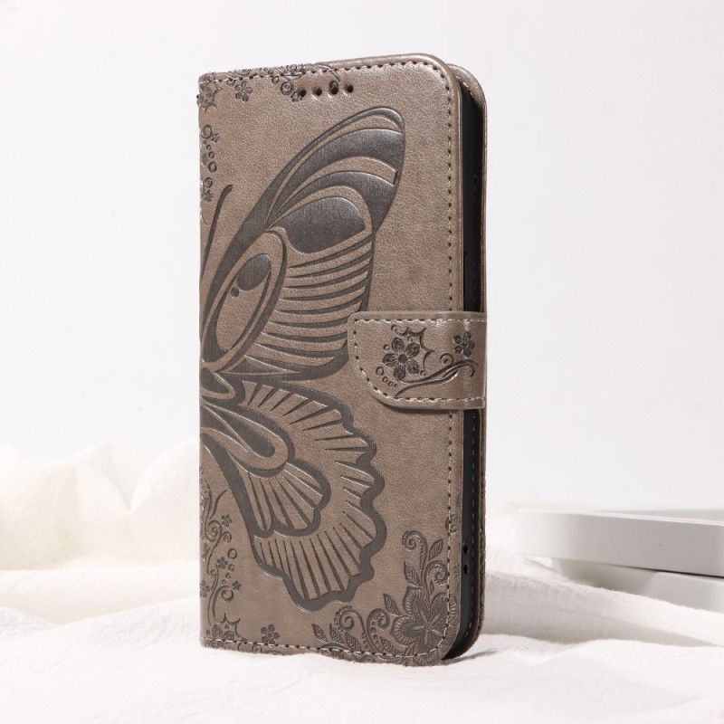 Etui Folio Sony Xperia 10 Vii Graficzny Motyl Etui Ochronne