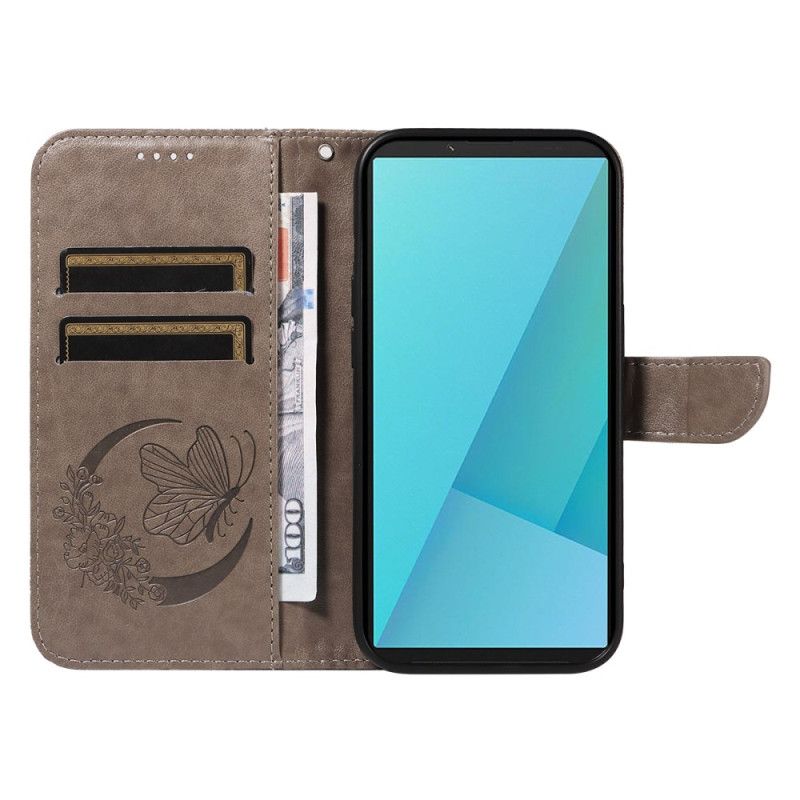 Etui Folio Sony Xperia 10 Vii Graficzny Motyl Etui Ochronne