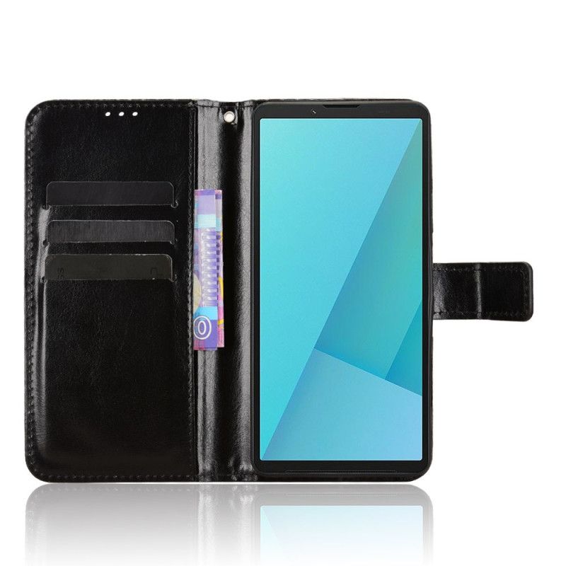 Etui Folio Sony Xperia 10 Vii Jaskrawa Sztuczna Skóra Etui Ochronne