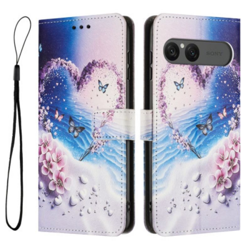 Etui Folio Sony Xperia 10 Vii Serce