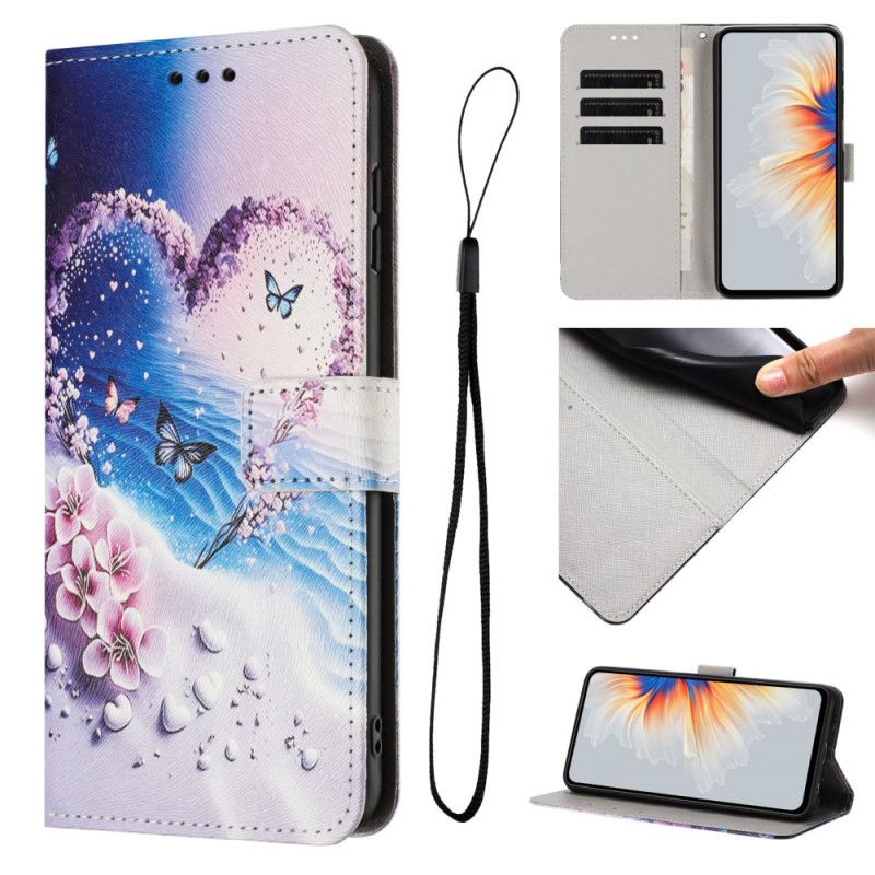 Etui Folio Sony Xperia 10 Vii Serce