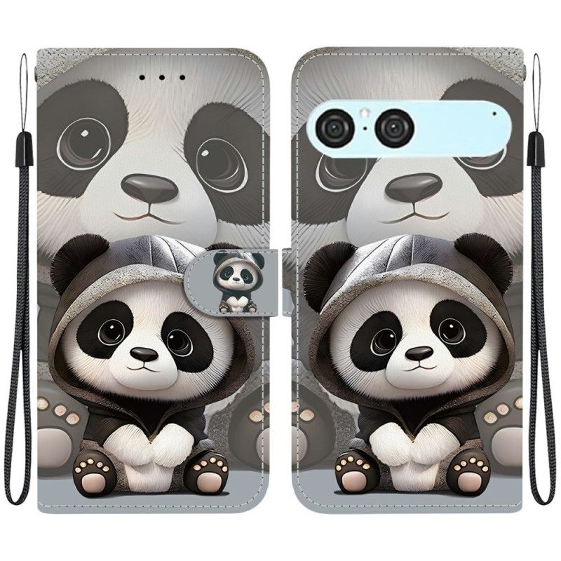 Etui Folio Sony Xperia 10 Vii Urocza Panda