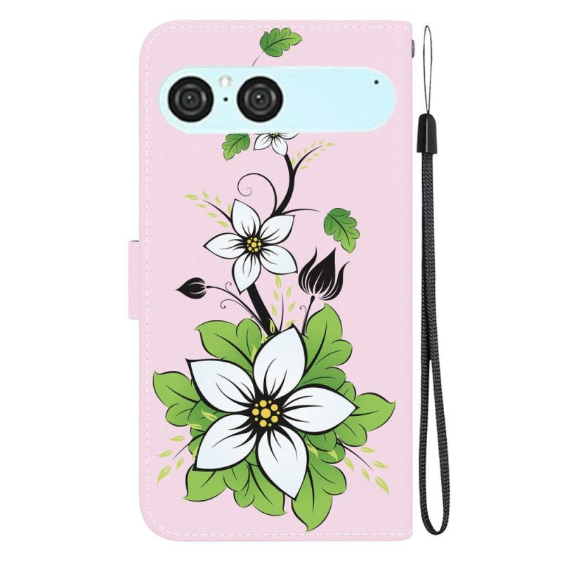 Etui Folio Sony Xperia 10 Vii Wzór Lilii
