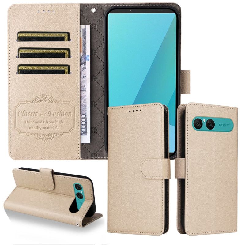 Obudowa Sony Xperia 10 Vii Etui Na Telefon Efekt Skóry I Blokada Rfid