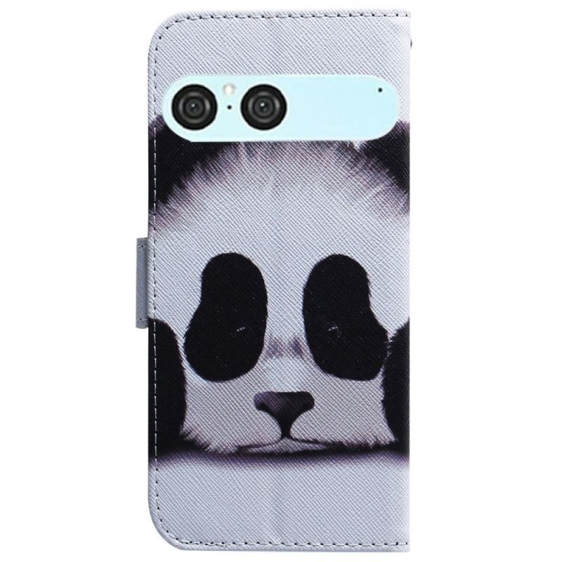 Skórzany Futerał Sony Xperia 10 Vii Etui Na Telefon Panda