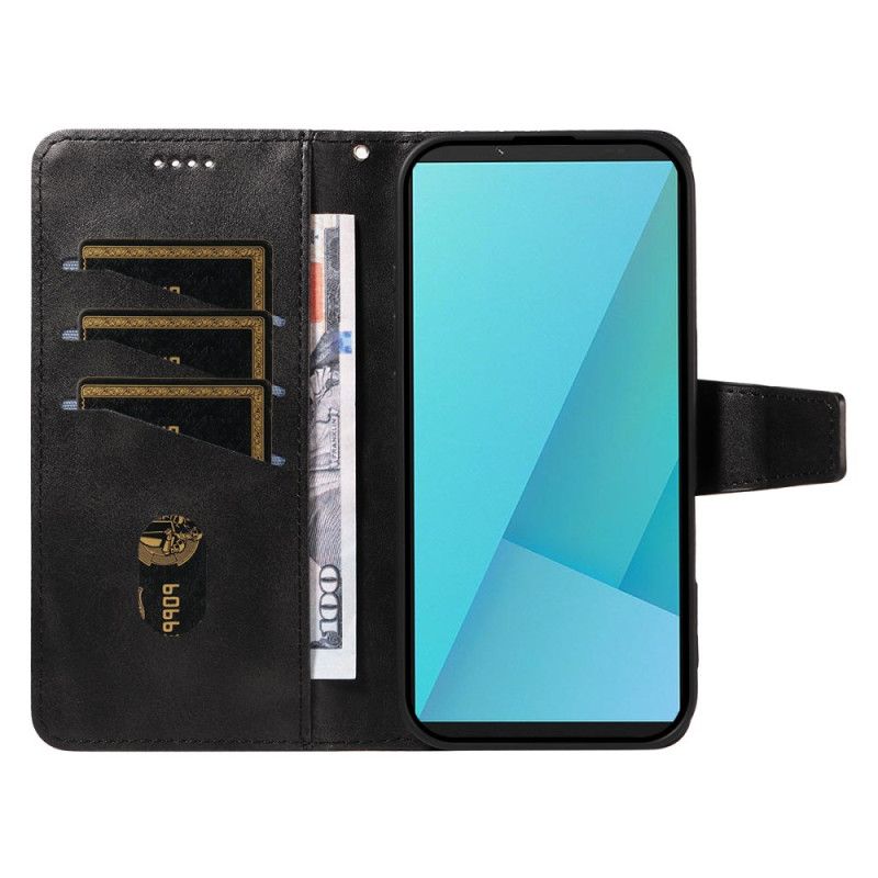 Skórzany Futerał Sony Xperia 10 Vii Etui Na Telefon Wzór W Romby