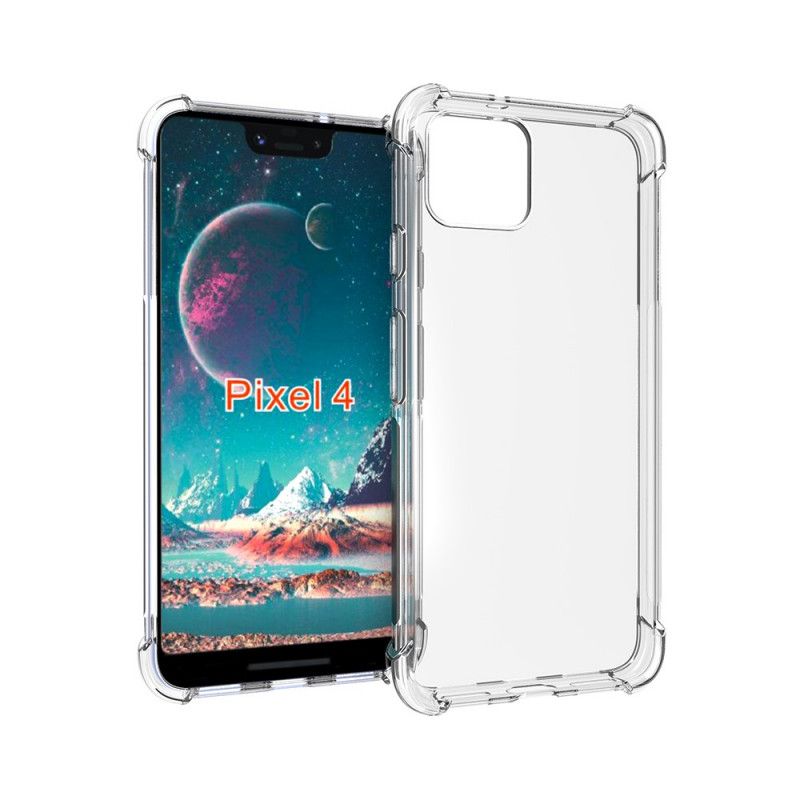 Etui Google Pixel 4 Przezroczyste Wzmocnione Rogi Etui Ochronne