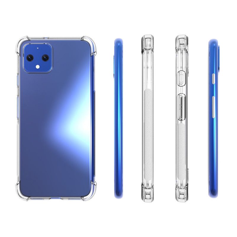 Etui Google Pixel 4 Przezroczyste Wzmocnione Rogi Etui Ochronne