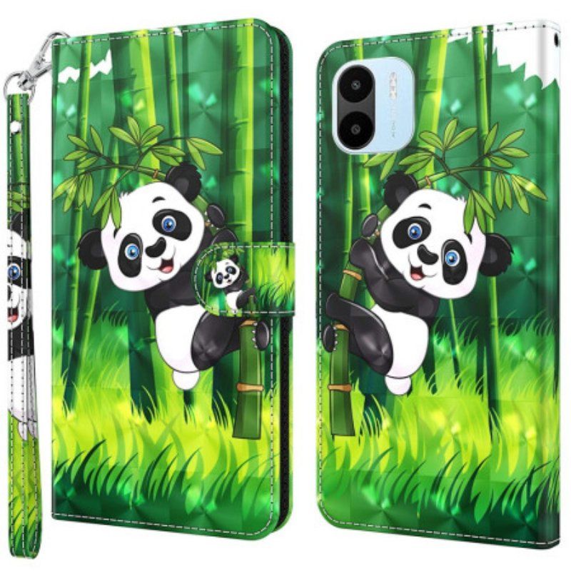 Etui Folio do Xiaomi Redmi A1 Panda I Bambus
