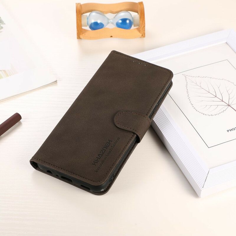 Etui Folio Asus Zenfone 8 Efekt Skóry Moda Khazneh