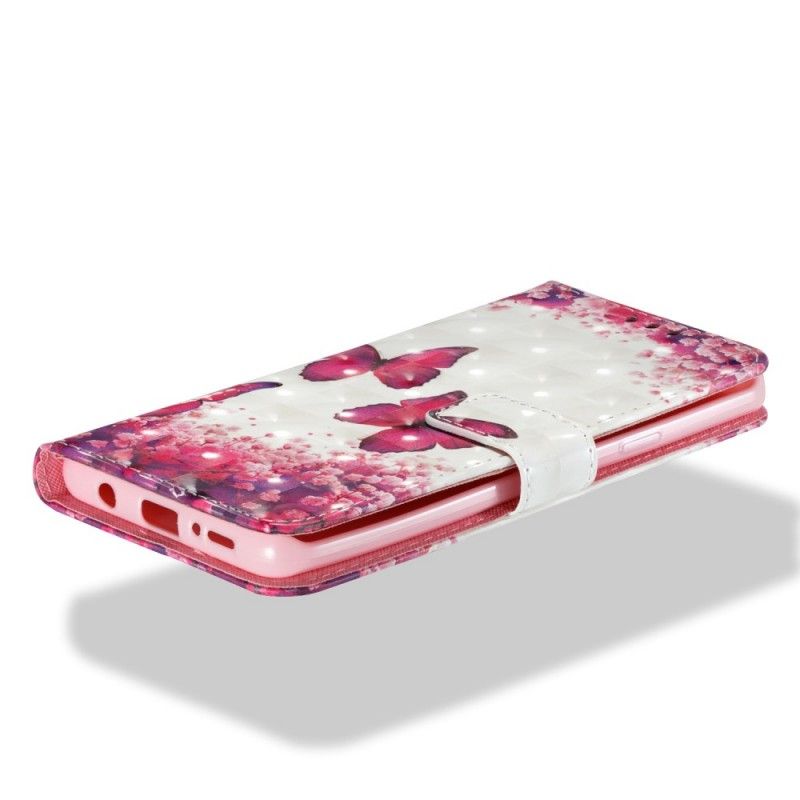 Etui Folio Samsung Galaxy S9 Plus 3D Czerwone Motyle