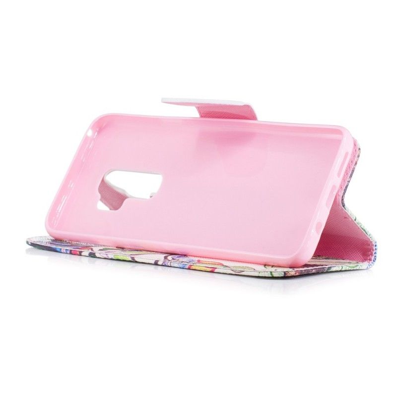 Etui Folio Samsung Galaxy S9 Plus Kolorowe Drzewo Etui Ochronne