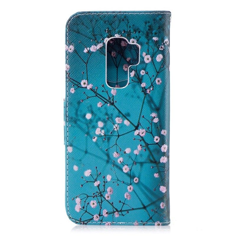 Etui Folio Samsung Galaxy S9 Plus Kwitnące Drzewo Etui Ochronne