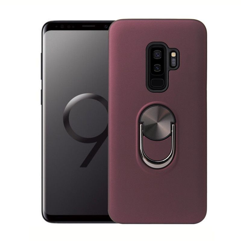 Etui Samsung Galaxy S9 Plus Czerwony Czarny Zdejmowany Z Pierścieniem Podtrzymującym Etui Ochronne