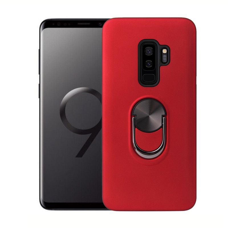 Etui Samsung Galaxy S9 Plus Czerwony Czarny Zdejmowany Z Pierścieniem Podtrzymującym Etui Ochronne