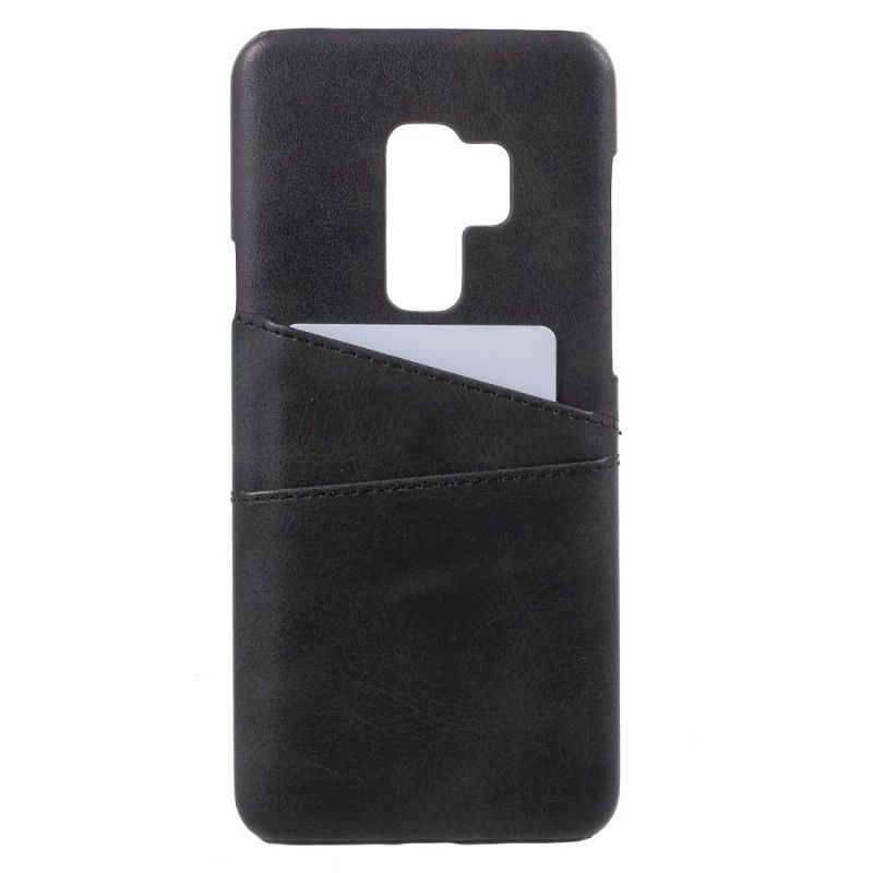 Etui Samsung Galaxy S9 Plus Szary Czarny Posiadacz Karty